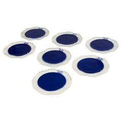 Set de 7 platos de porcelana - Albertine - Bořek Šípek para De Porceleyne Fles Delft