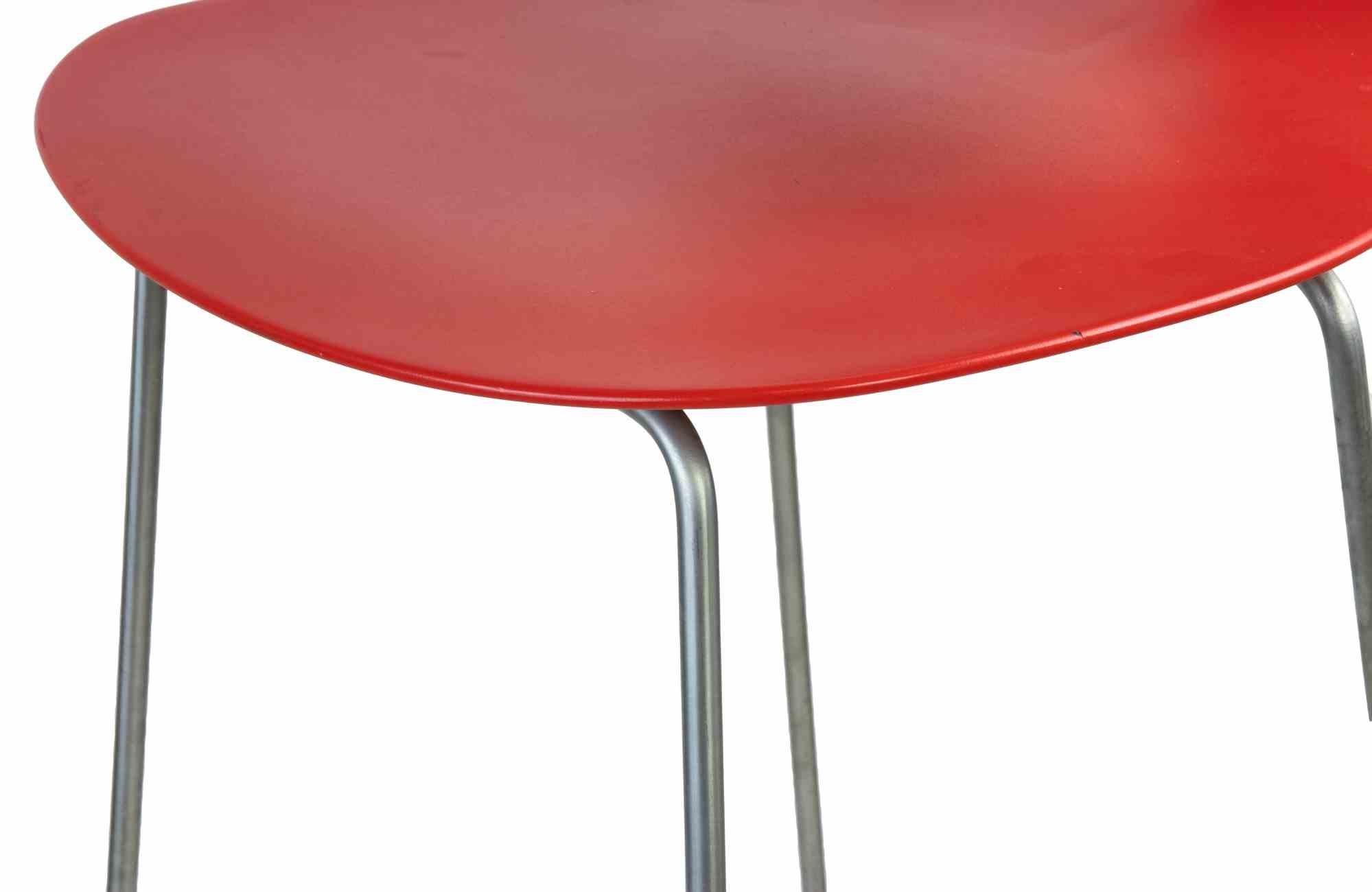 Set of 7 Red Maxima Benches by William Sawaya & Paolo Moroni, Italy 1990s For Sale 1