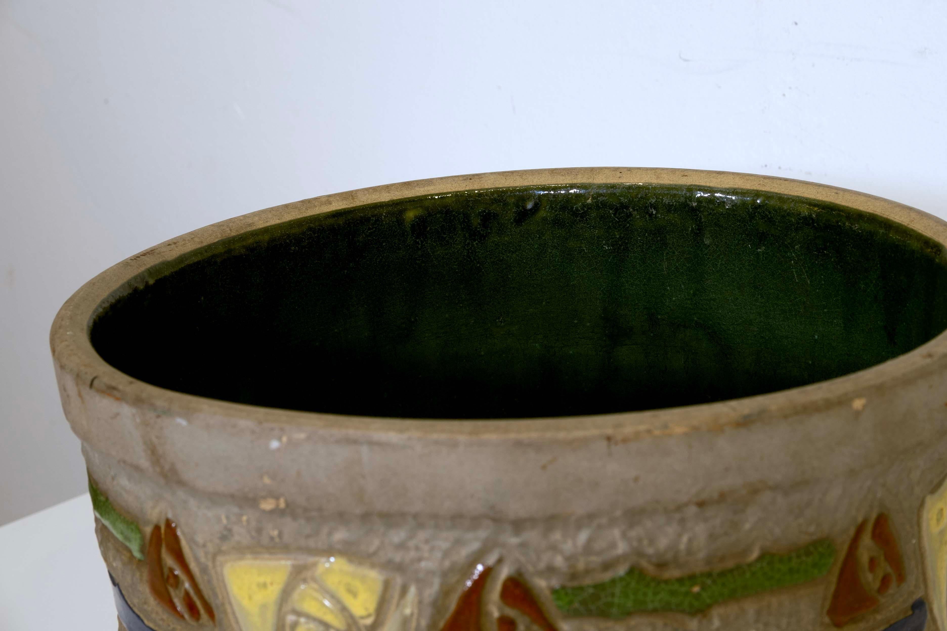 Set of 7 Roseville Ceramic Pottery Pieces Arts & Crafts Early 20th Century For Sale 5
