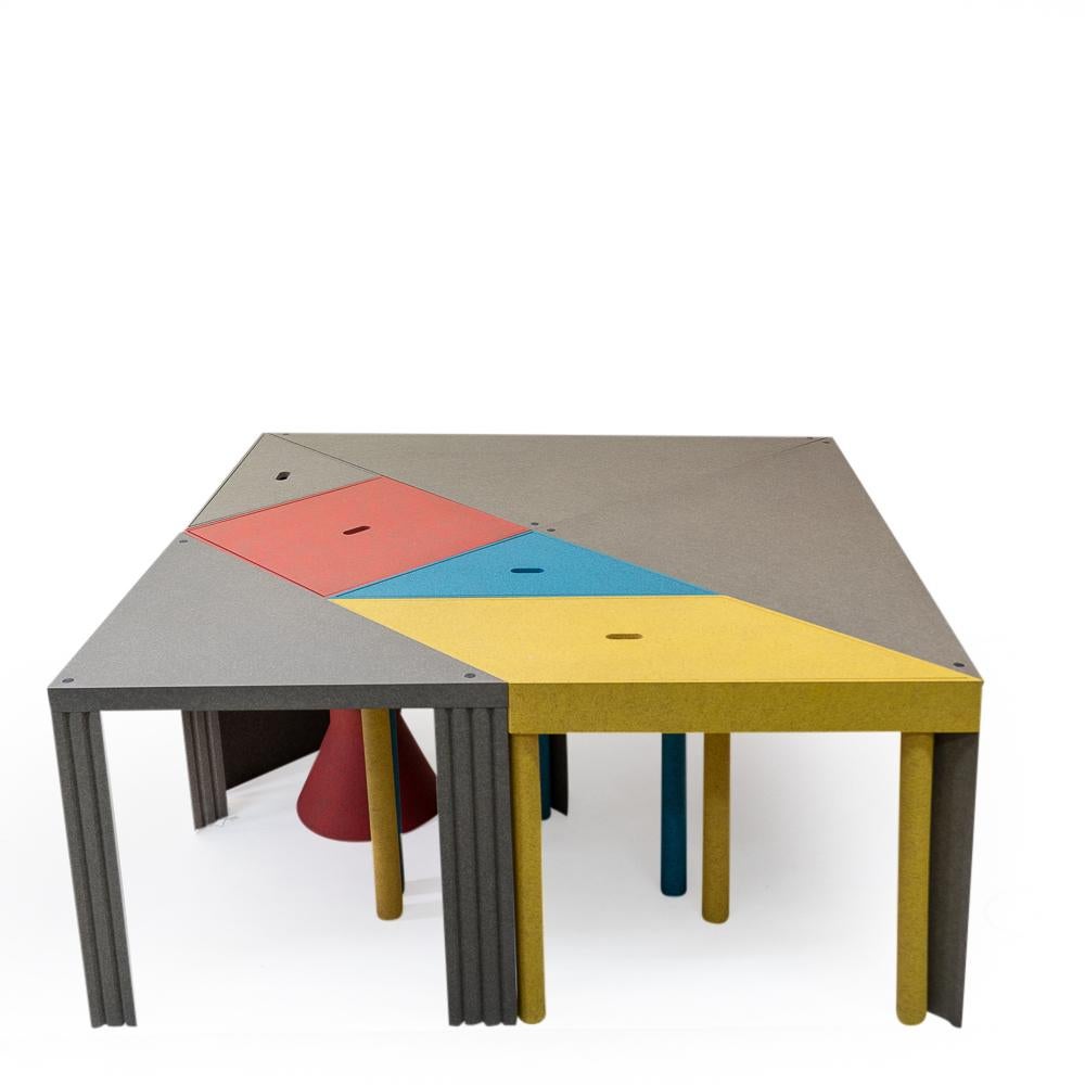 Set of 7, Tangram Tables by Massimo Morozzi for Cassina, 1980s For Sale 6