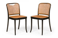 Set of 7 Thonet Bentwood Caned Dining Chairs