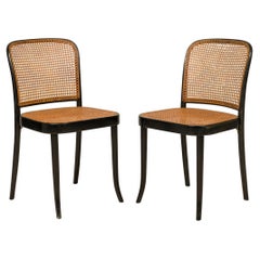 Used Set of 7 Thonet Bentwood Caned Dining Chairs