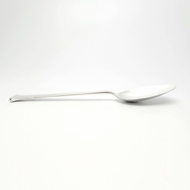 Set of 7 Tiffany and Co Windham Pattern Sterling Silver Teaspoons For