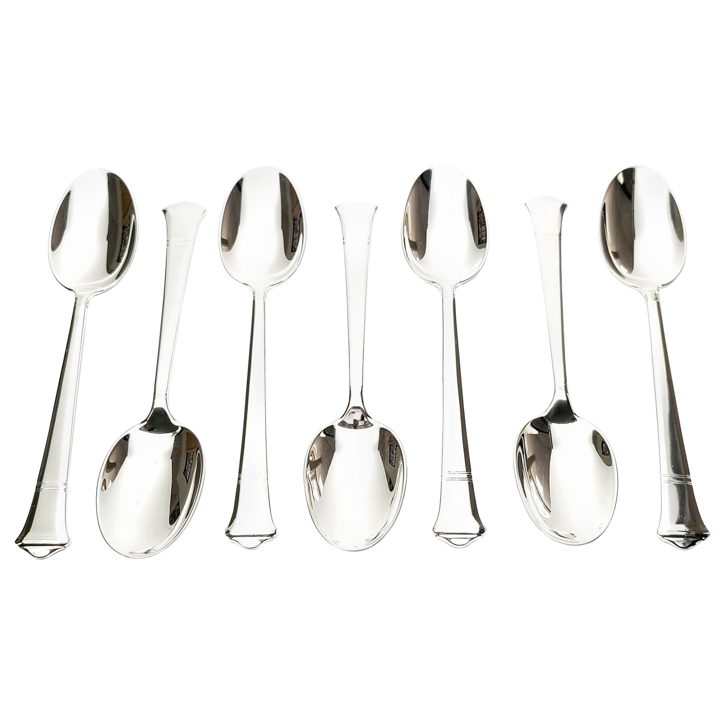 Set of 7 Tiffany & Co Windham Pattern Sterling Silver Teaspoons For Sale