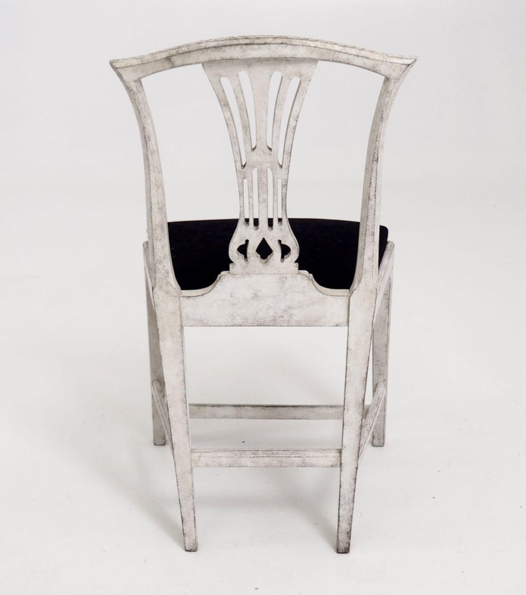 Set of 7 Very Fine Swedish Chairs, Late 19th Century For Sale at 1stDibs