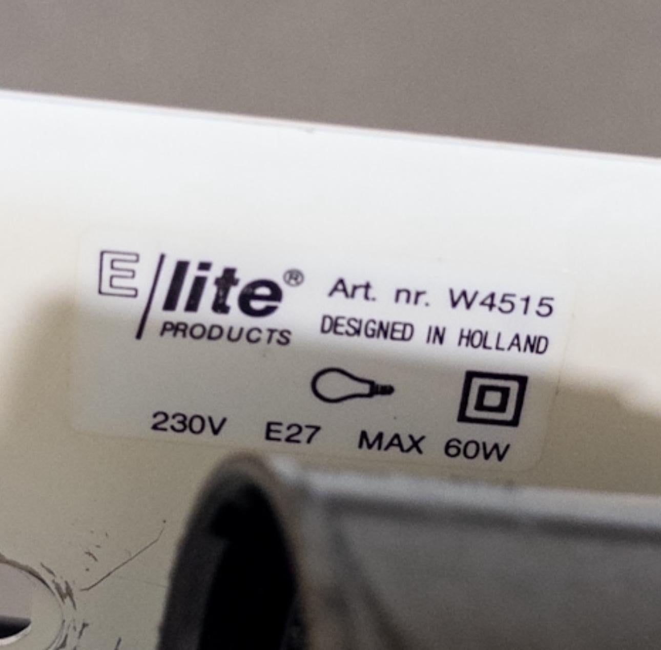 7 verchromte Wandlampen / Wandleuchten von Elite Products, Holland im Angebot 3