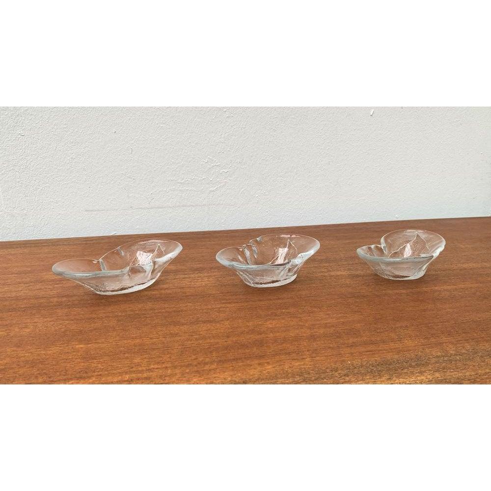 Set of 7 Vintage Swedish Party Series Glass Bowls by Ann Wärff for Kosta Boda For Sale 7