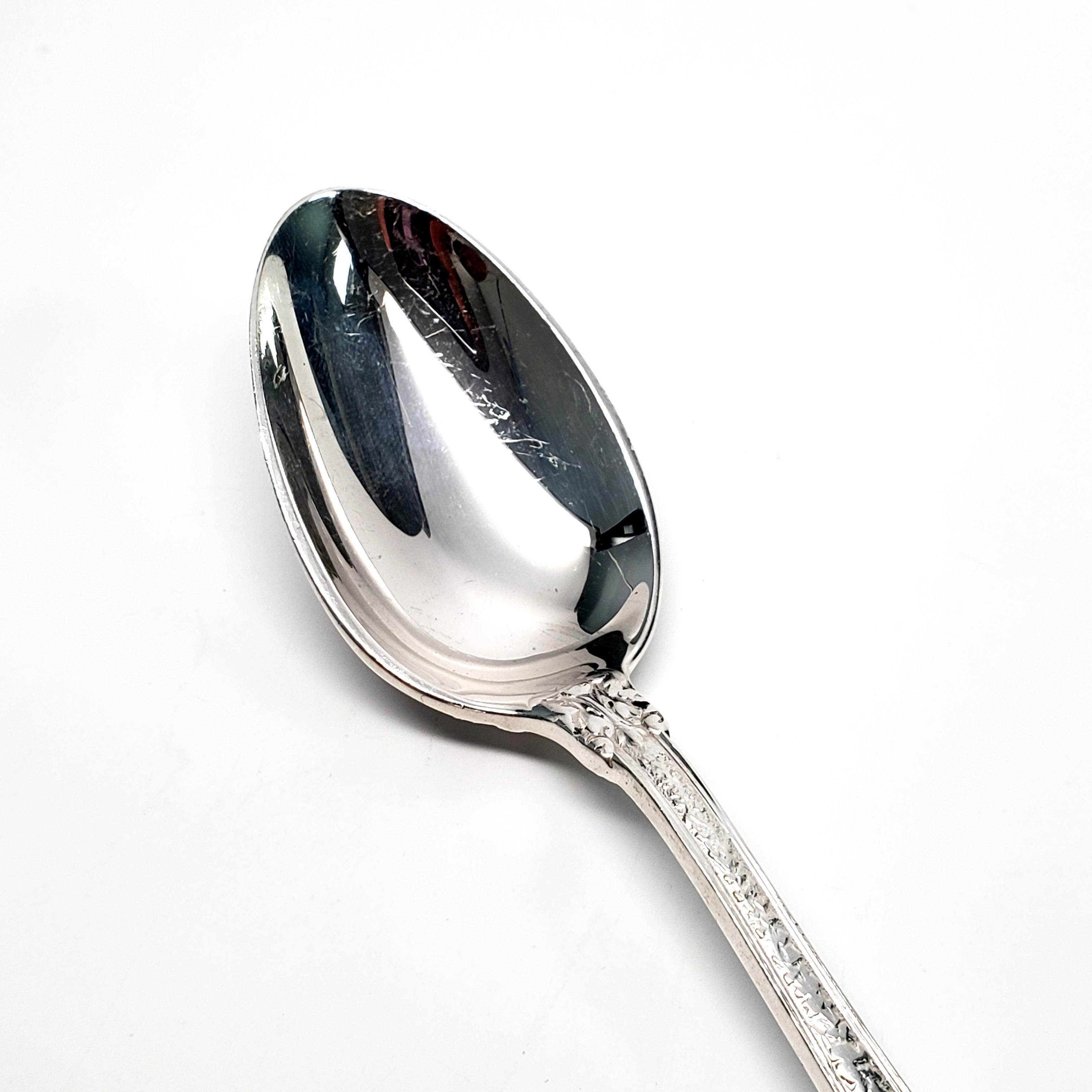 Set of 7 Vintage Tiffany & Co. 1878 Olympian Sterling Teaspoons, No Monogram In Good Condition In Washington Depot, CT