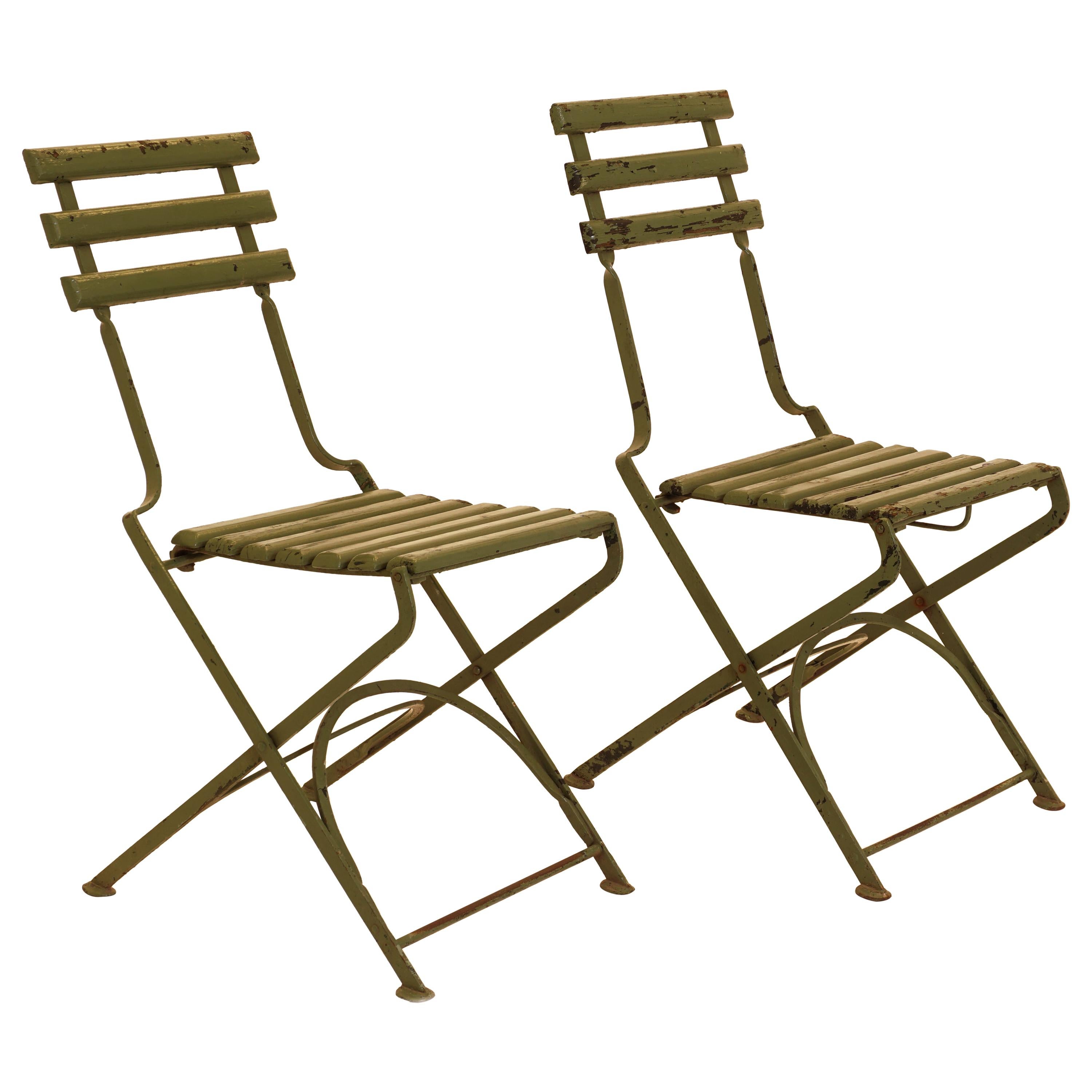 Set of 70 Late 19th Century Garden Chairs Made for the Antwerpen ZOO For Sale