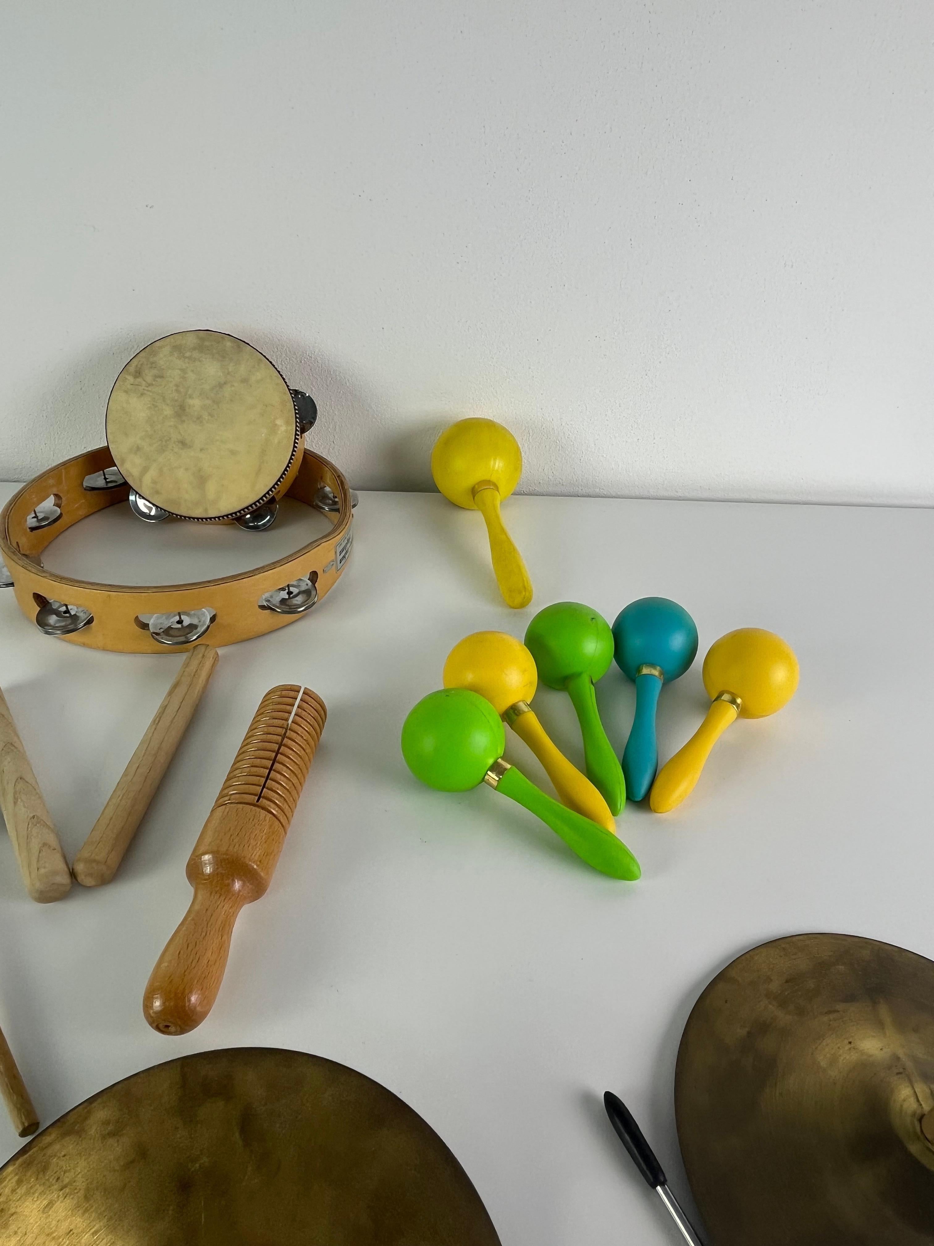 italien Set of 70s Toy Musical Instruments, Made in Italy en vente
