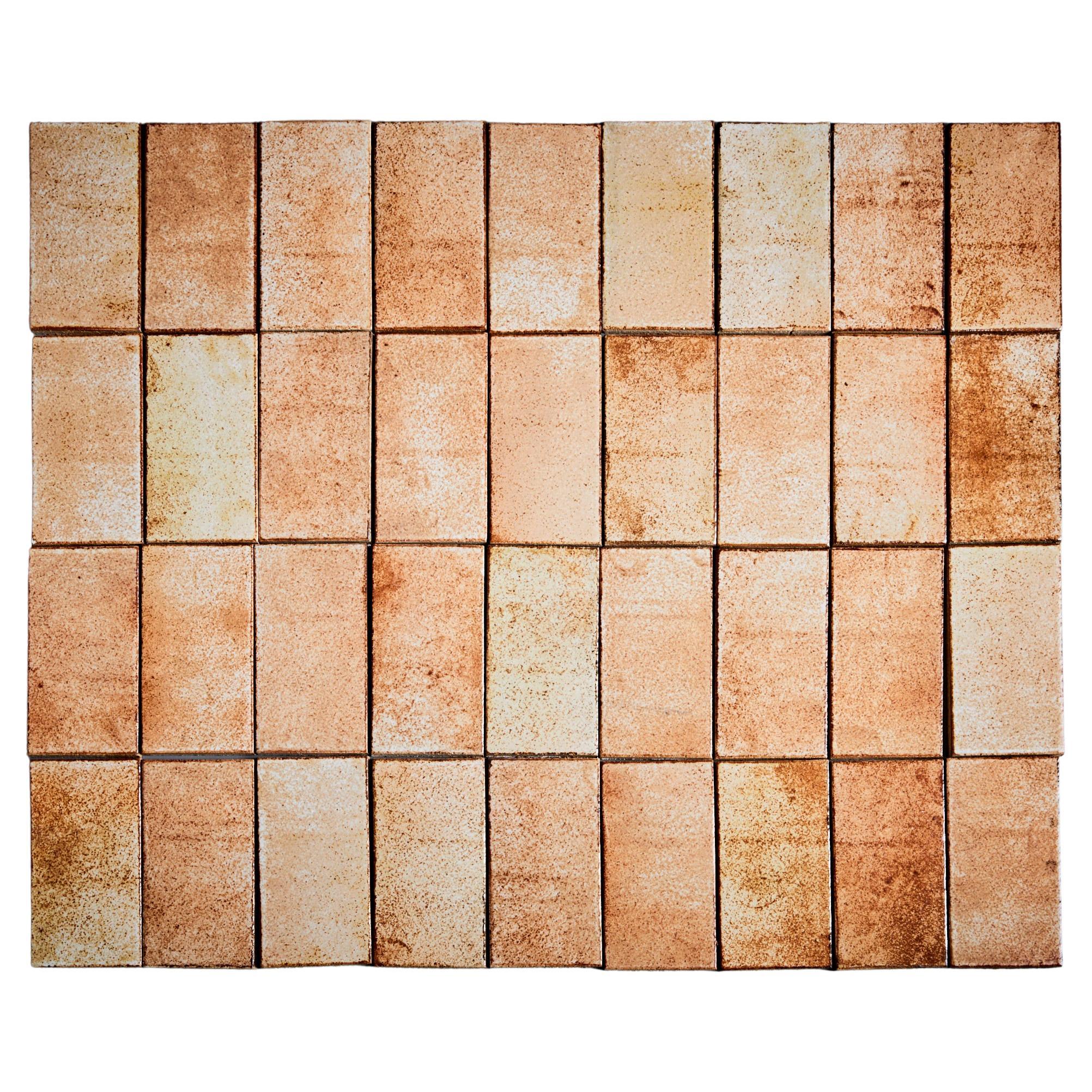 Set of 73 ceramic tiles by Roger Capron, France - 1970s