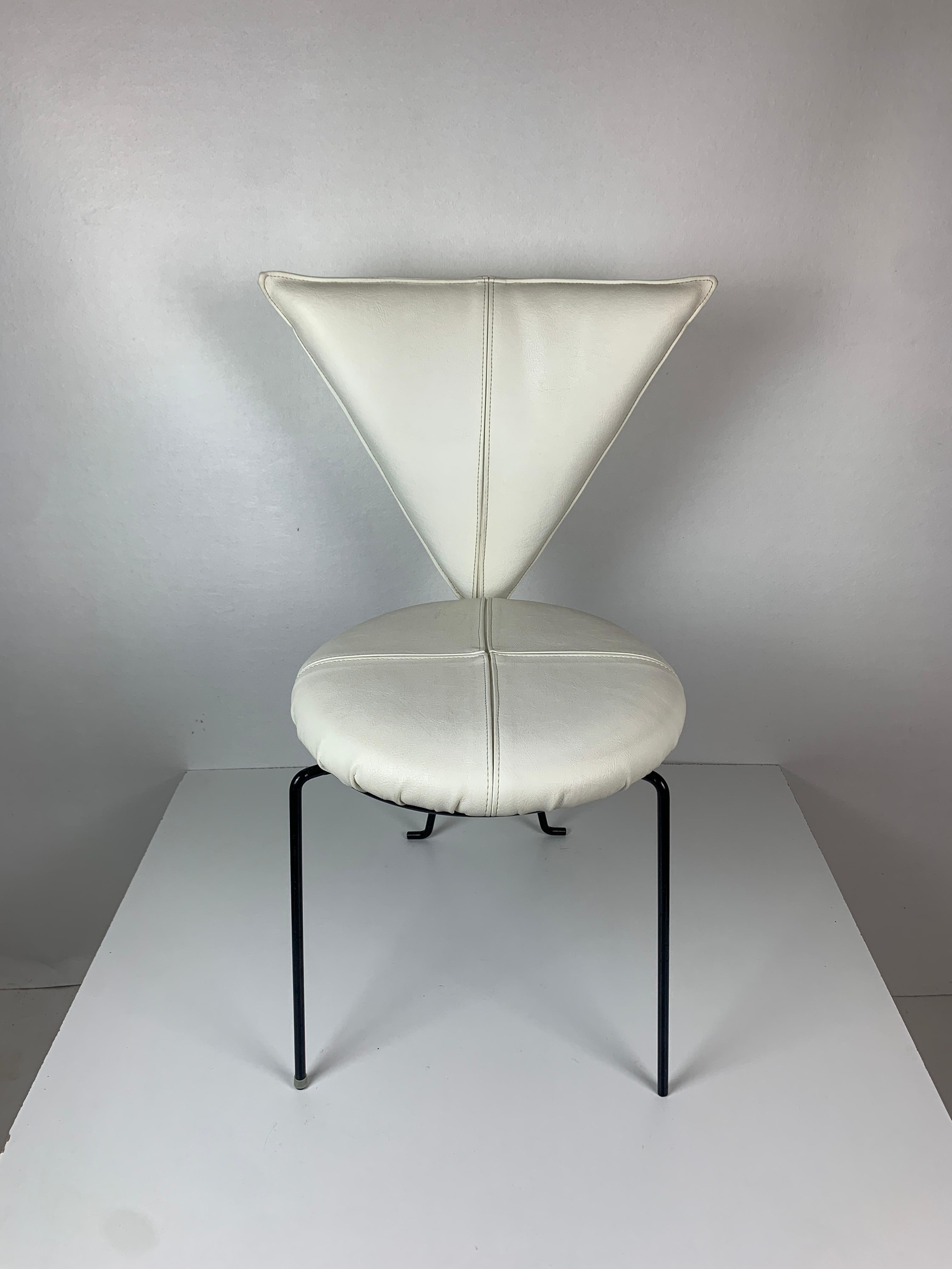 Set di 8 + 1 sedie da pranzo postmoderne in stile Memphis, anni '80, di Lübke in vendita 1
