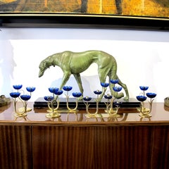 Set of 8 1950s Swedish Candleholders designed by Gunnar Ander for Ystad Metall