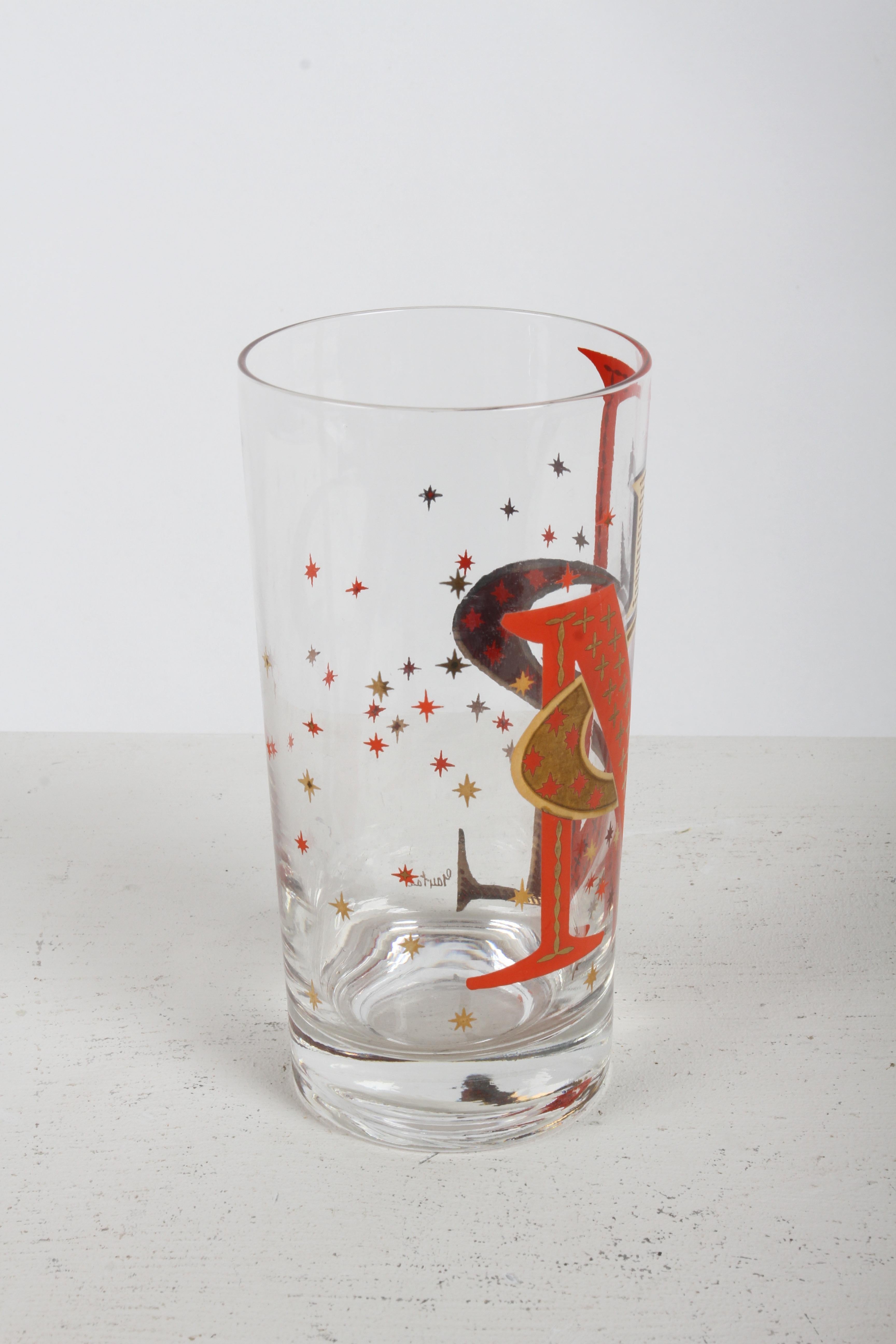 Satz von 8 1960er Jahre Weihnachten Urlaub Thema 