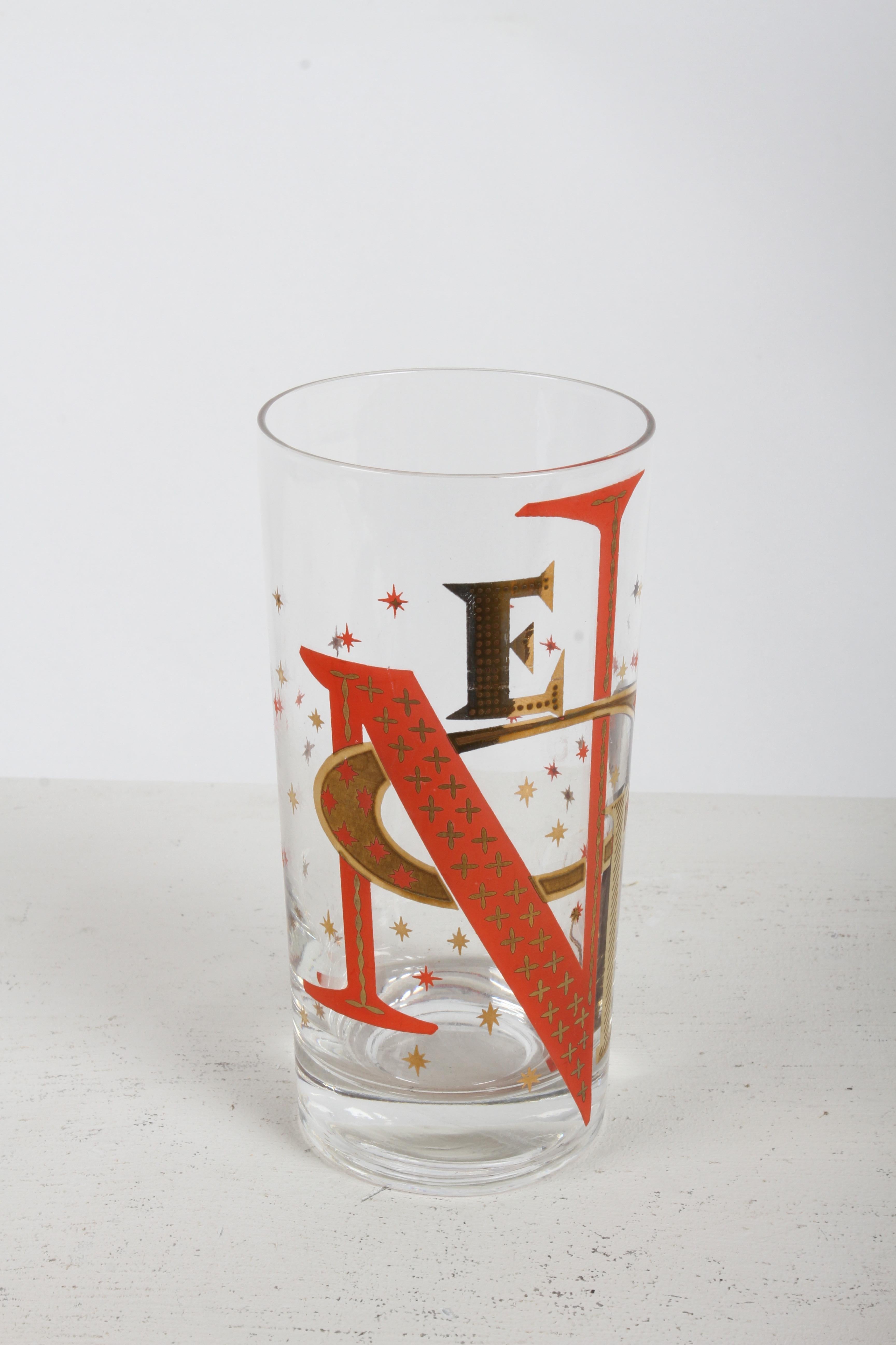 Satz von 8 1960er Jahre Weihnachten Urlaub Thema 