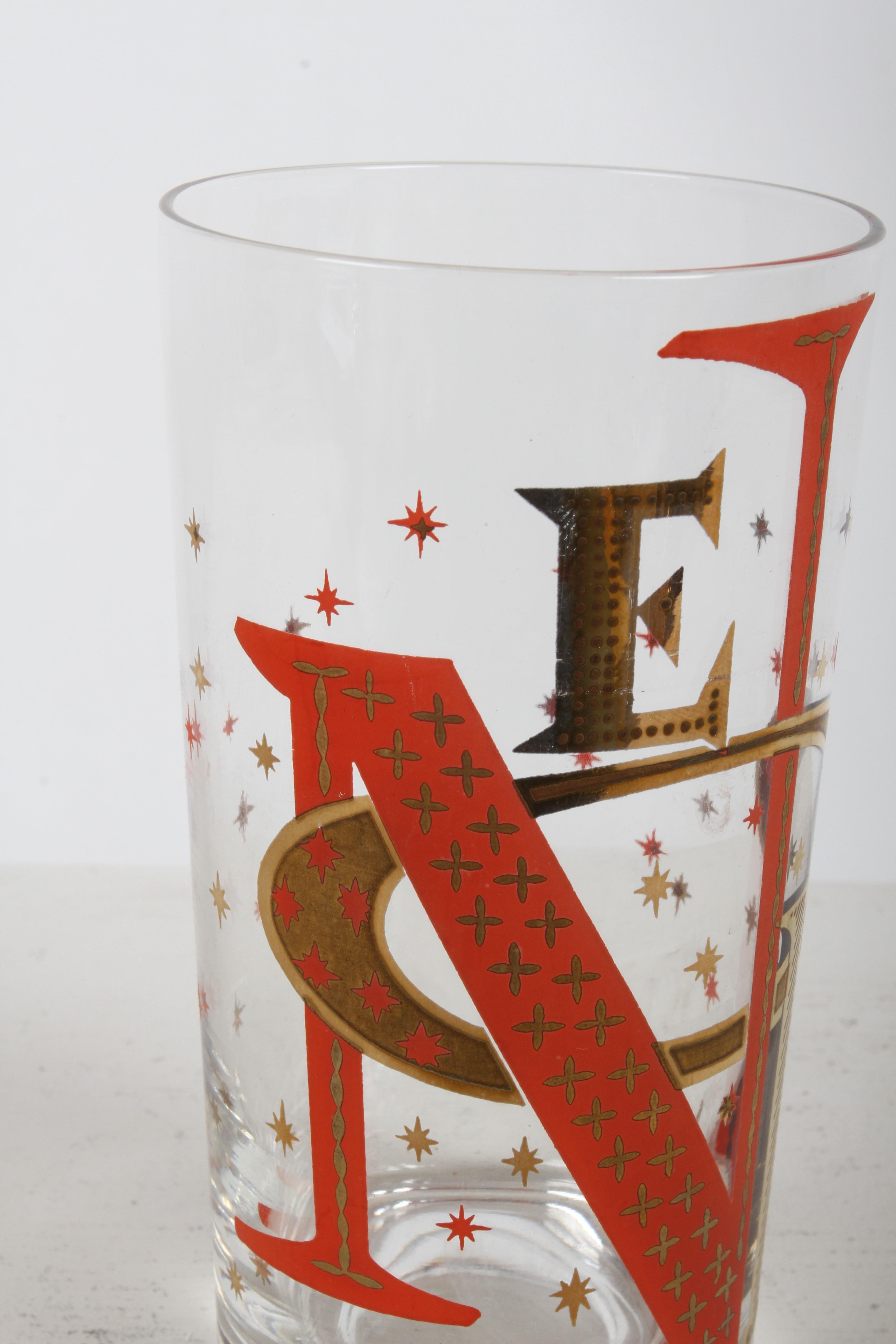 Satz von 8 1960er Jahre Weihnachten Urlaub Thema 