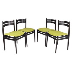 Set of 8 1960s Italian 107 Dining Chairs by Gianfranco Frattini for Cassina