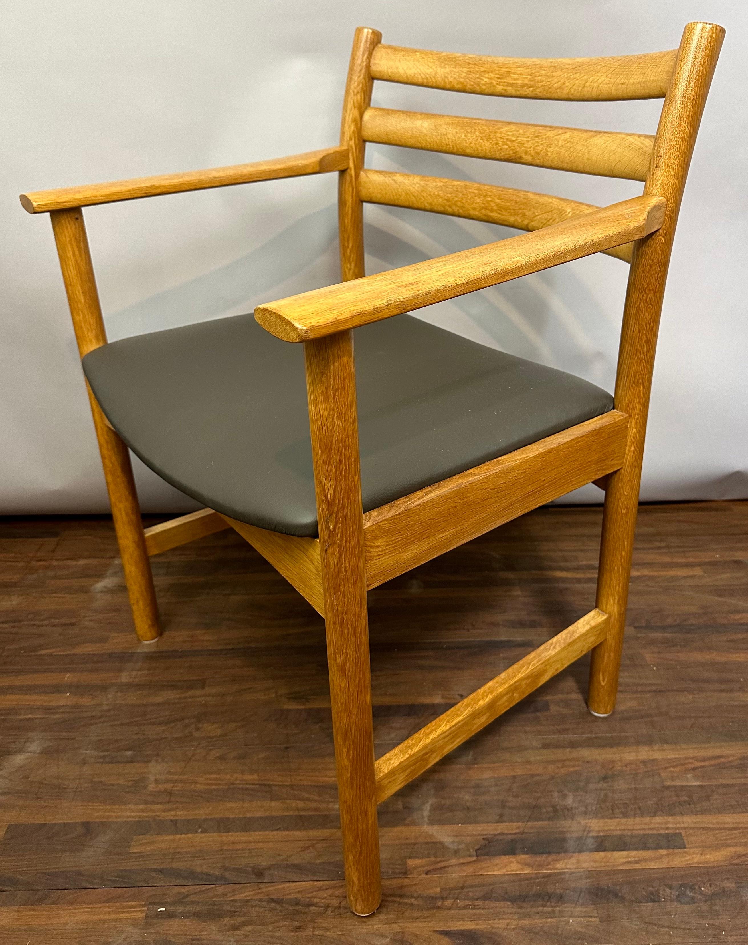 20th Century Set of 8 1960s Oak Danish Poul Volther for Sorø Stolefabrik Dining Chairs
