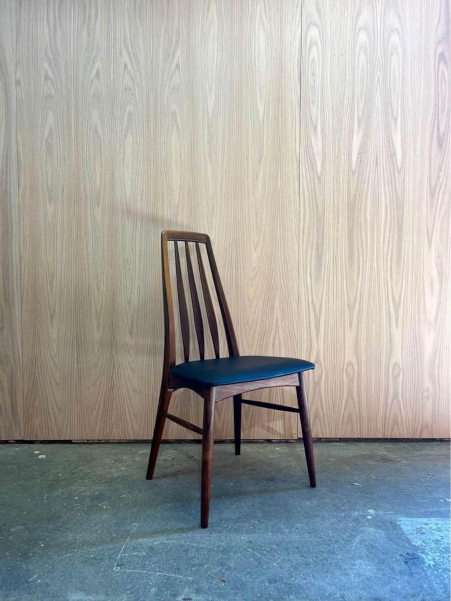 Mid-20th Century Set of 8 1960s Rosewood ‘Eva’ dining chairs by Nils Koefoed