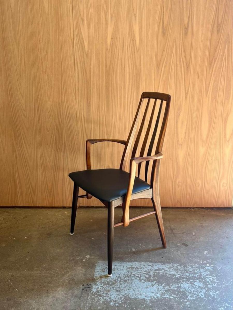 Set of 8 1960s Rosewood ‘Eva’ dining chairs by Nils Koefoed 2