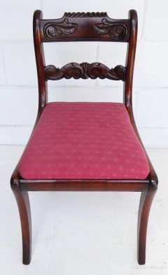 Set of 8 19th Century Regency Mahogany Dining Chairs