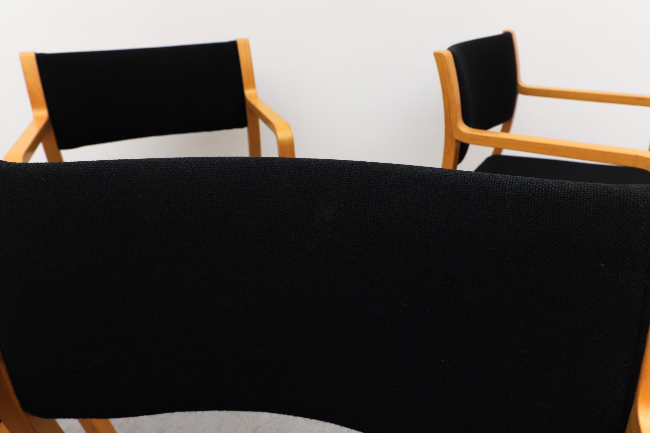 Set of 8 Alvar Aalto Style Danish Chairs 7