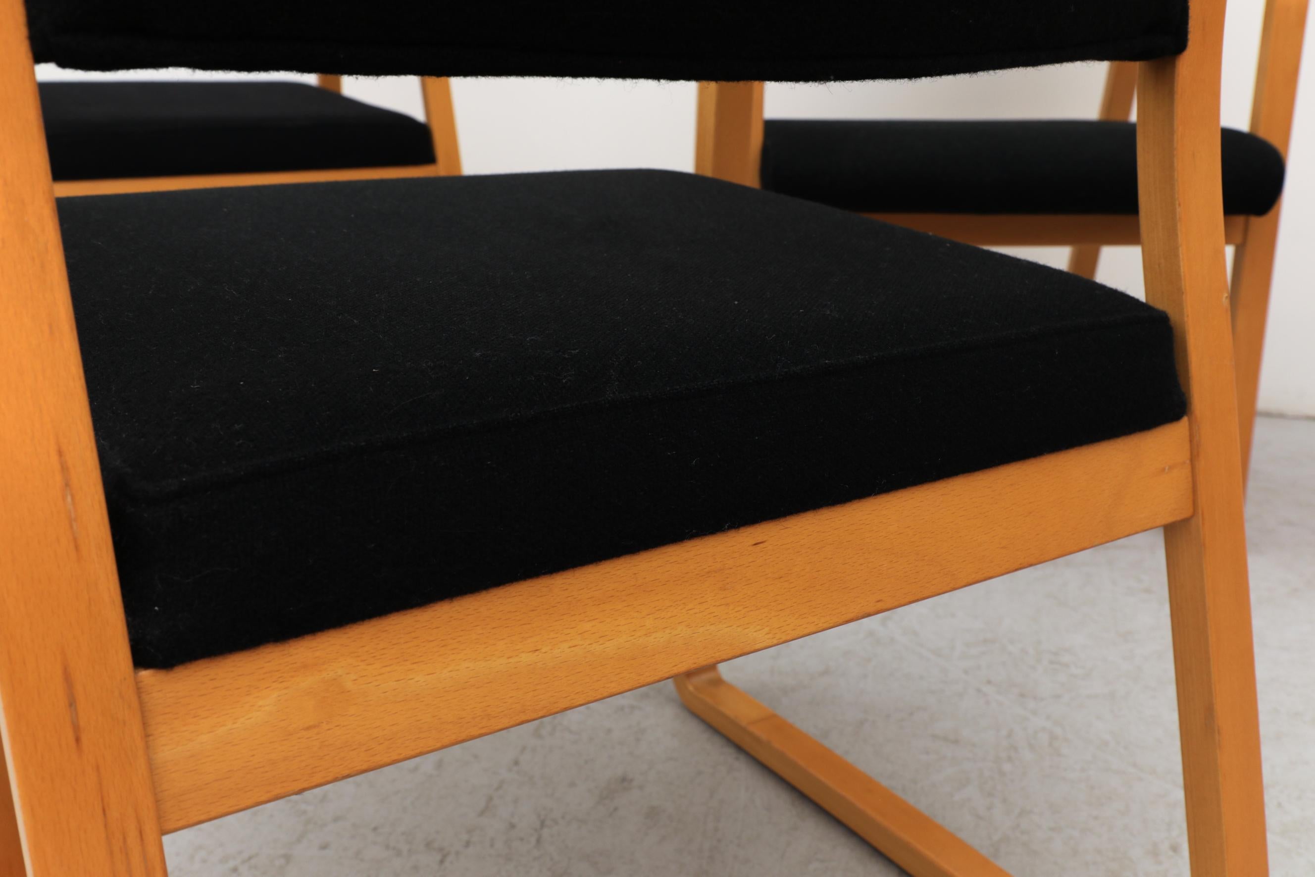 Set of 8 Alvar Aalto Style Danish Chairs 12