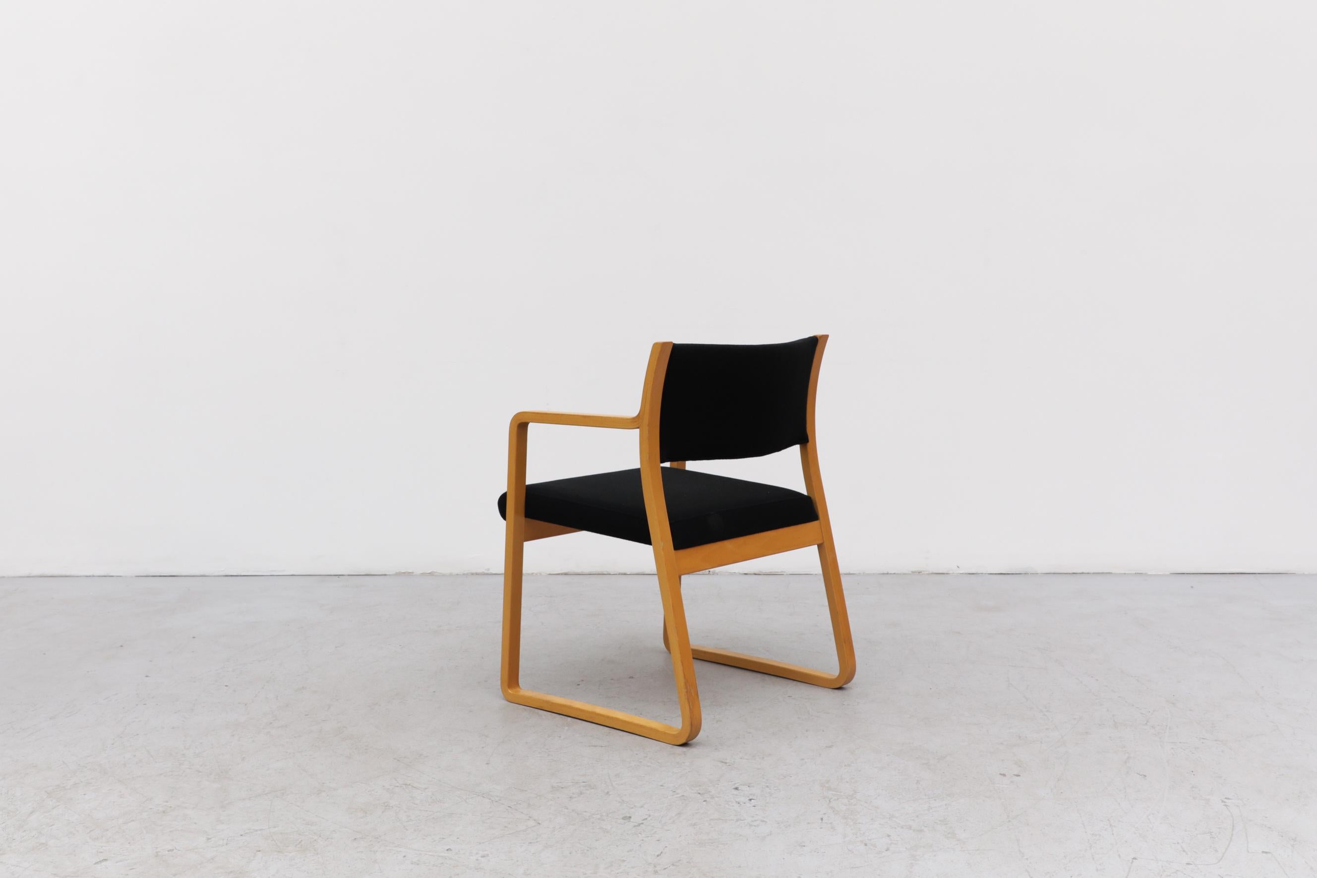 Set of 8 Alvar Aalto Style Danish Chairs 1