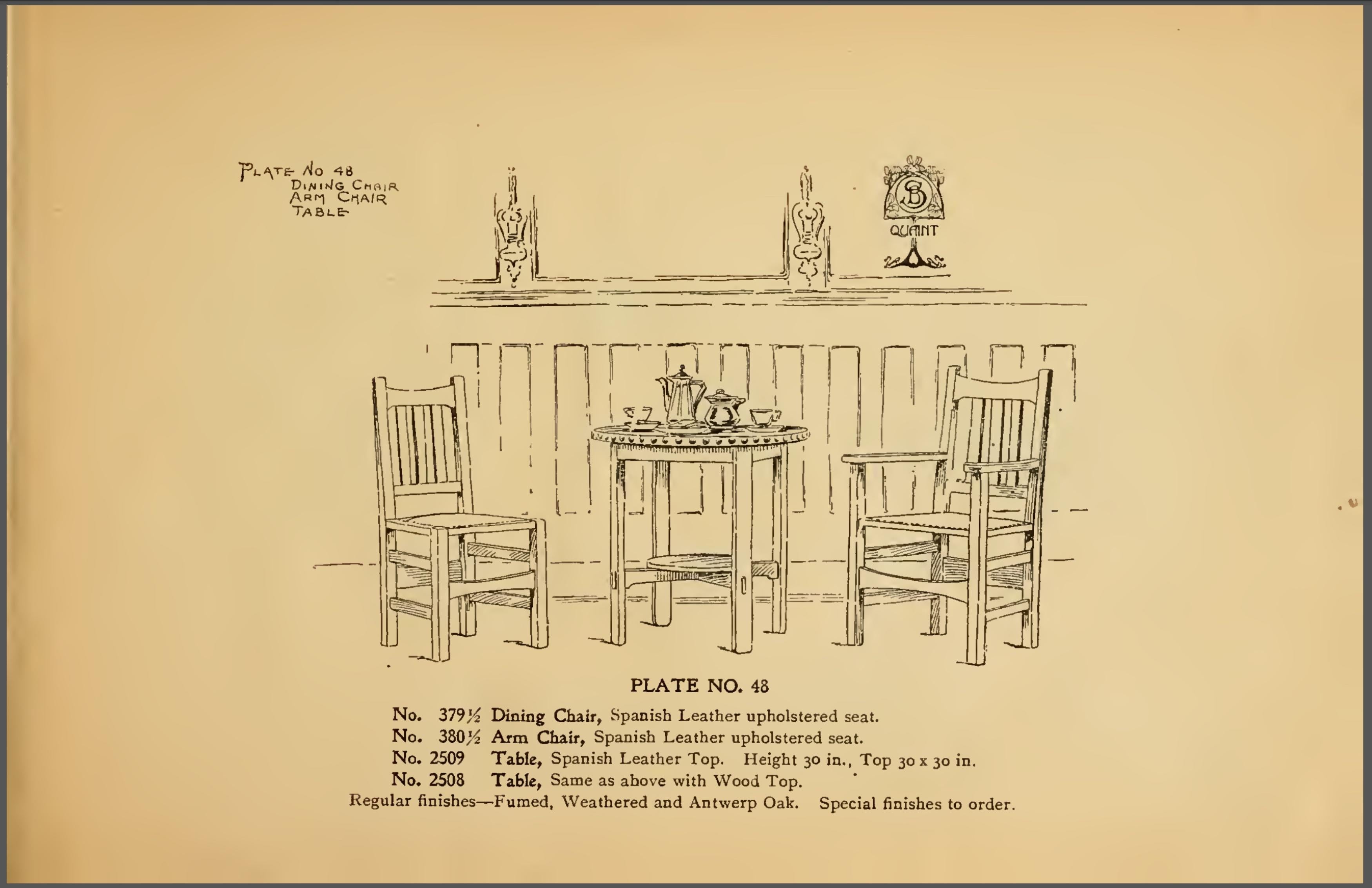 Set of 8 American Stickley Arts & Crafts Mission Oak Dining Chairs, circa 1900 12