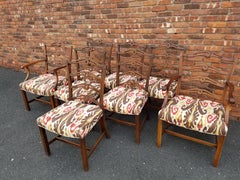 Set of 8 American Walnut Dining Chairs