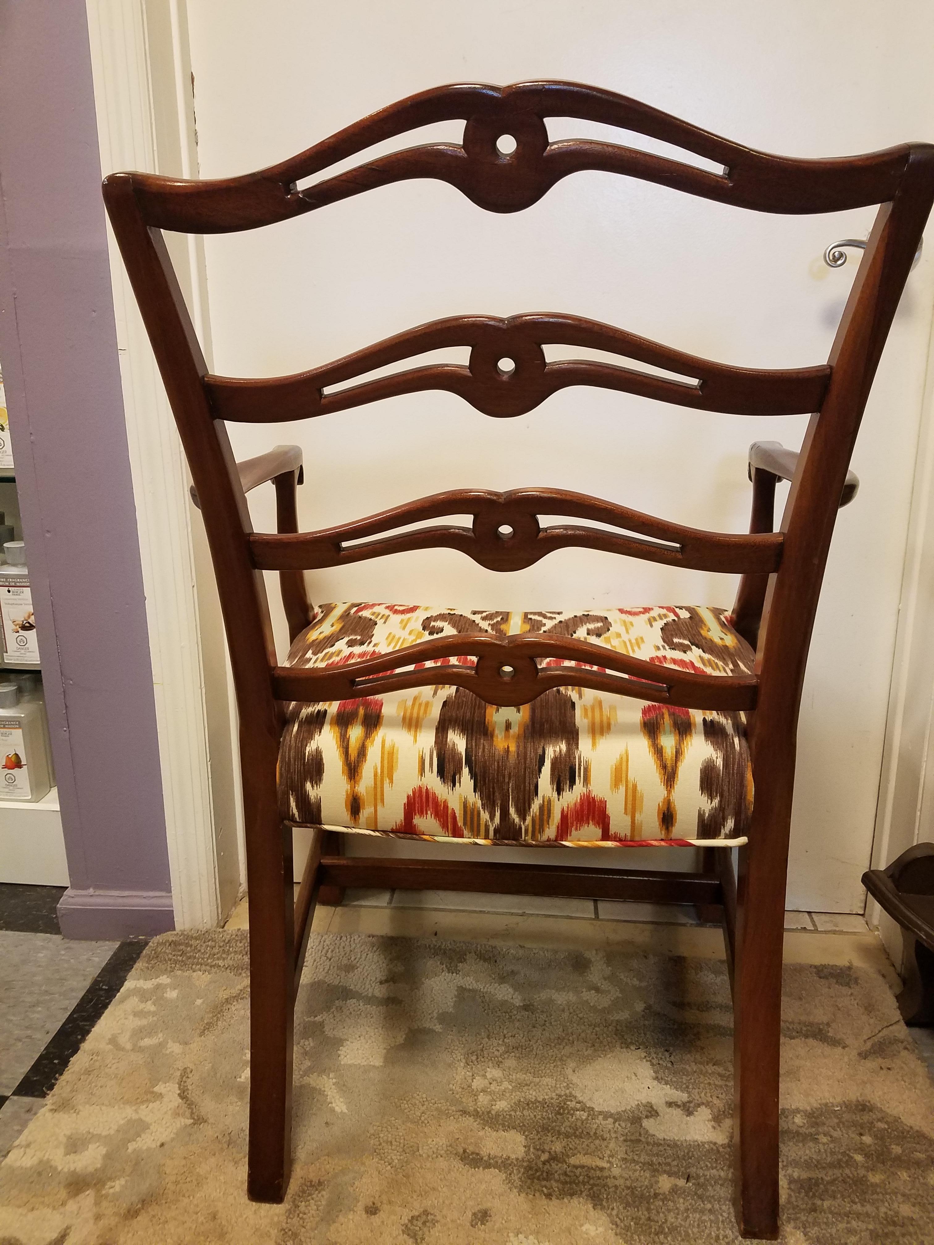Set of 8 American Walnut Dining Chairs For Sale 3