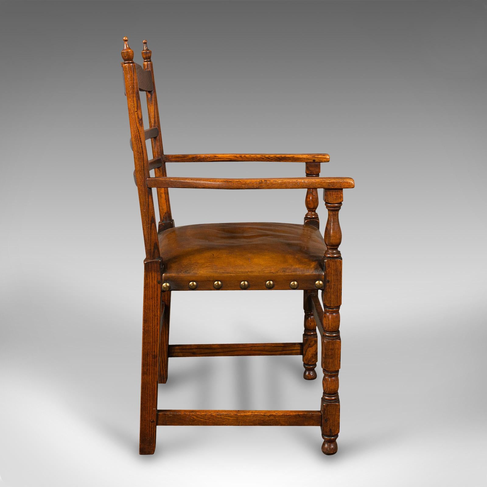 antique oak carver chairs