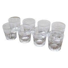 Set of 8 Antique English Georgian Style Whisky Tumblers