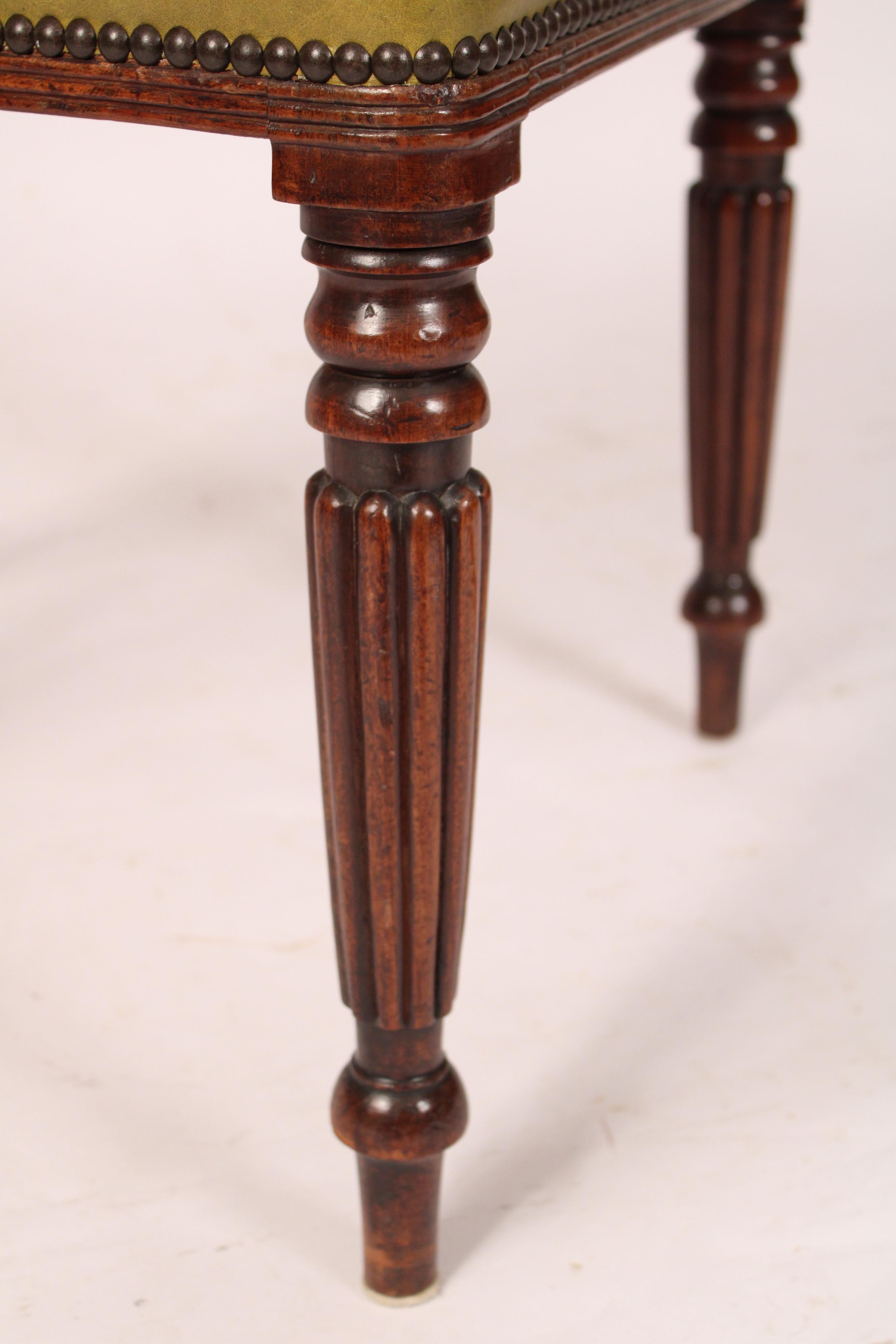Set of 8 Antique English Regency Style Dining Room Chairs 5