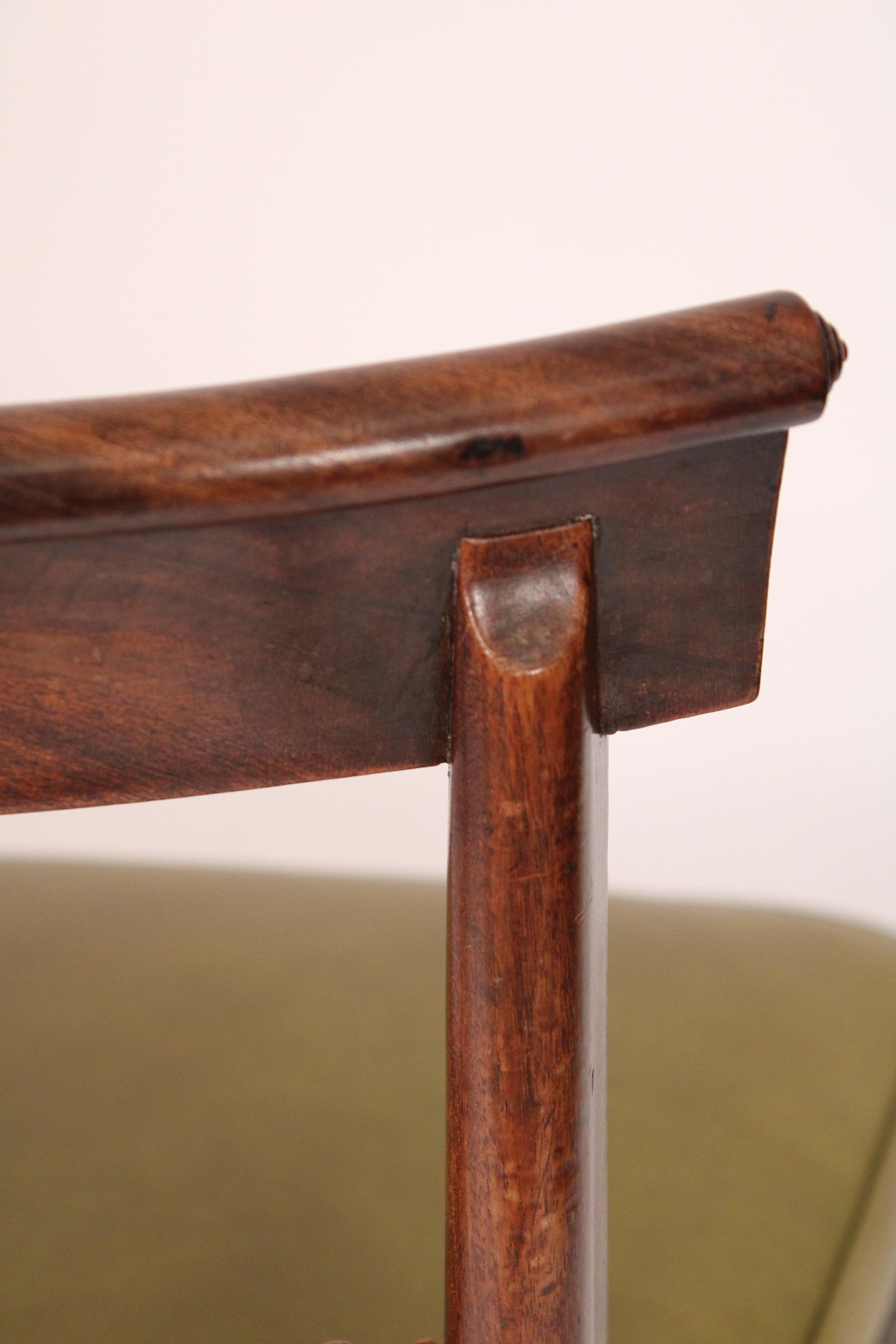 Set of 8 Antique English Regency Style Dining Room Chairs 1