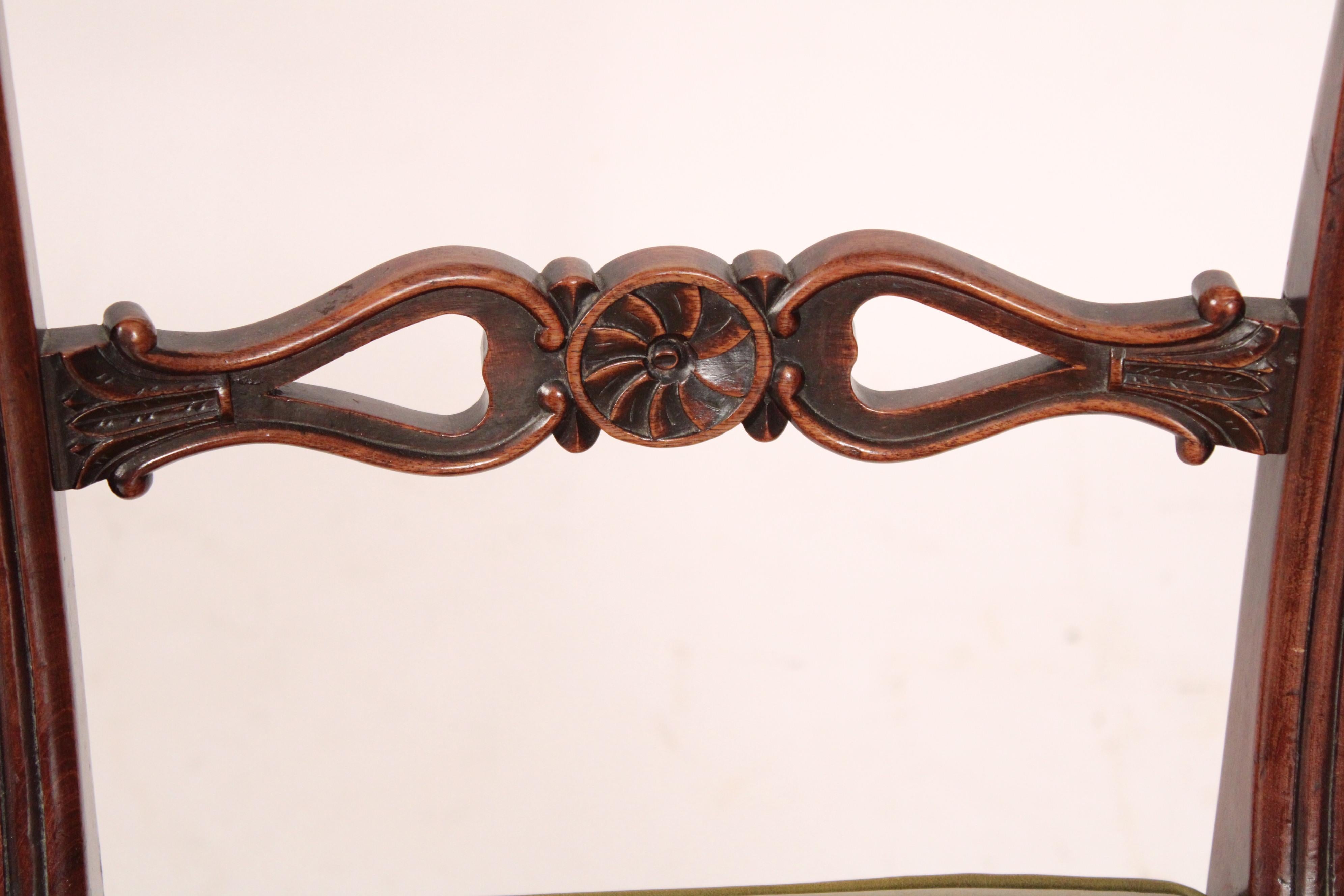 Set of 8 Antique English Regency Style Dining Room Chairs 3