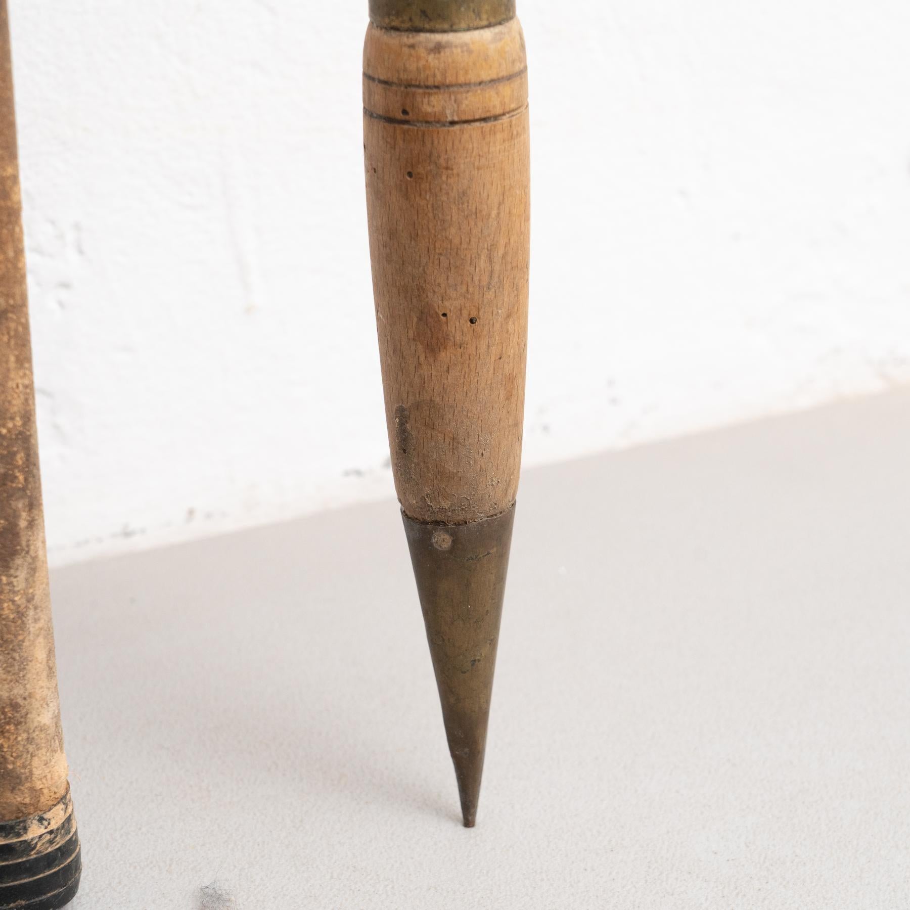 Set of 8 Antique Fishing Rods and Parts, circa 1900 5