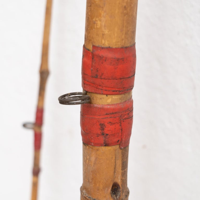 Set of 8 Antique Fishing Rods and Parts, circa 1900 For Sale at 1stDibs