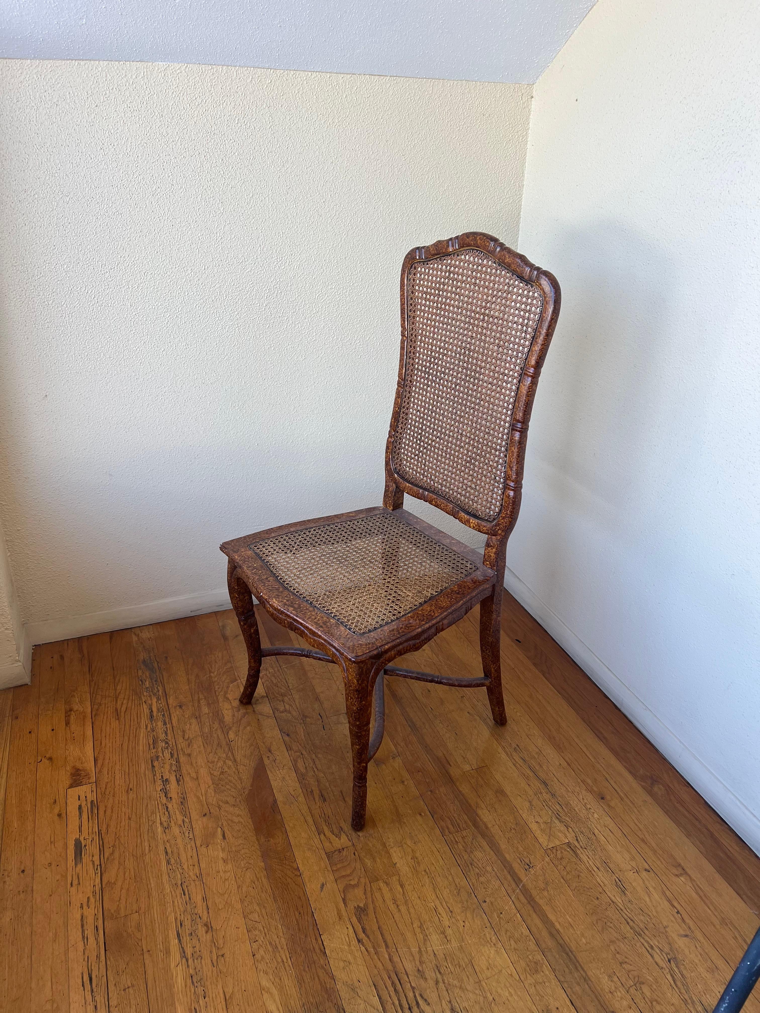 Set of 8 Antique French Cane Dining Chairs Featured in Architectural Digest 2