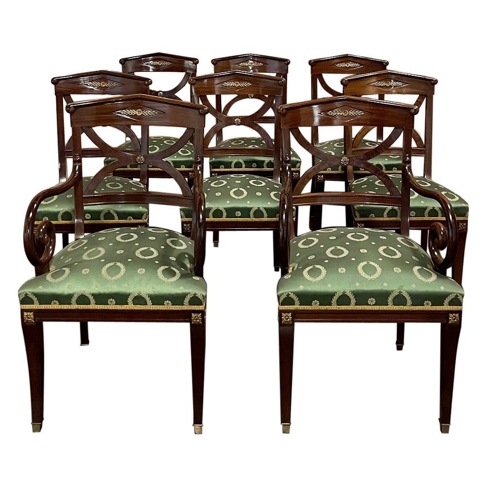 Set of Empire Style French Antique Chairs at 1stDibs