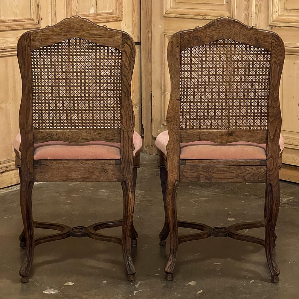 Set of 8 Antique French Louis XV Dining Chairs 5
