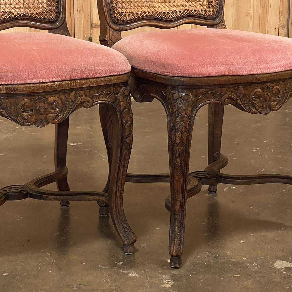 Set of 8 Antique French Louis XV Dining Chairs 9