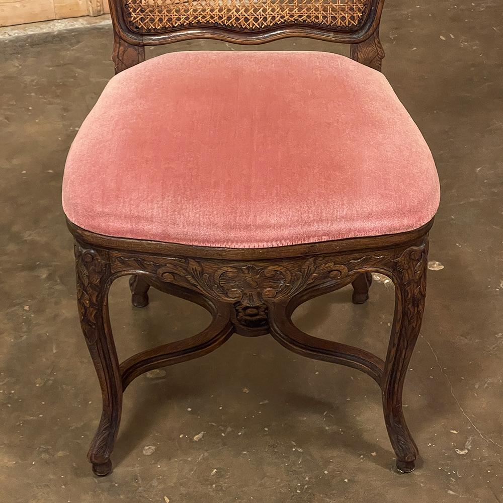 Set of 8 Antique French Louis XV Dining Chairs 14