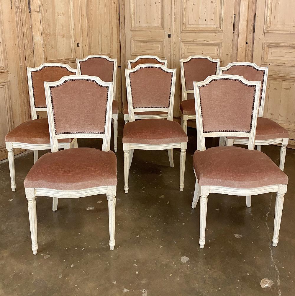painted oak dining chairs