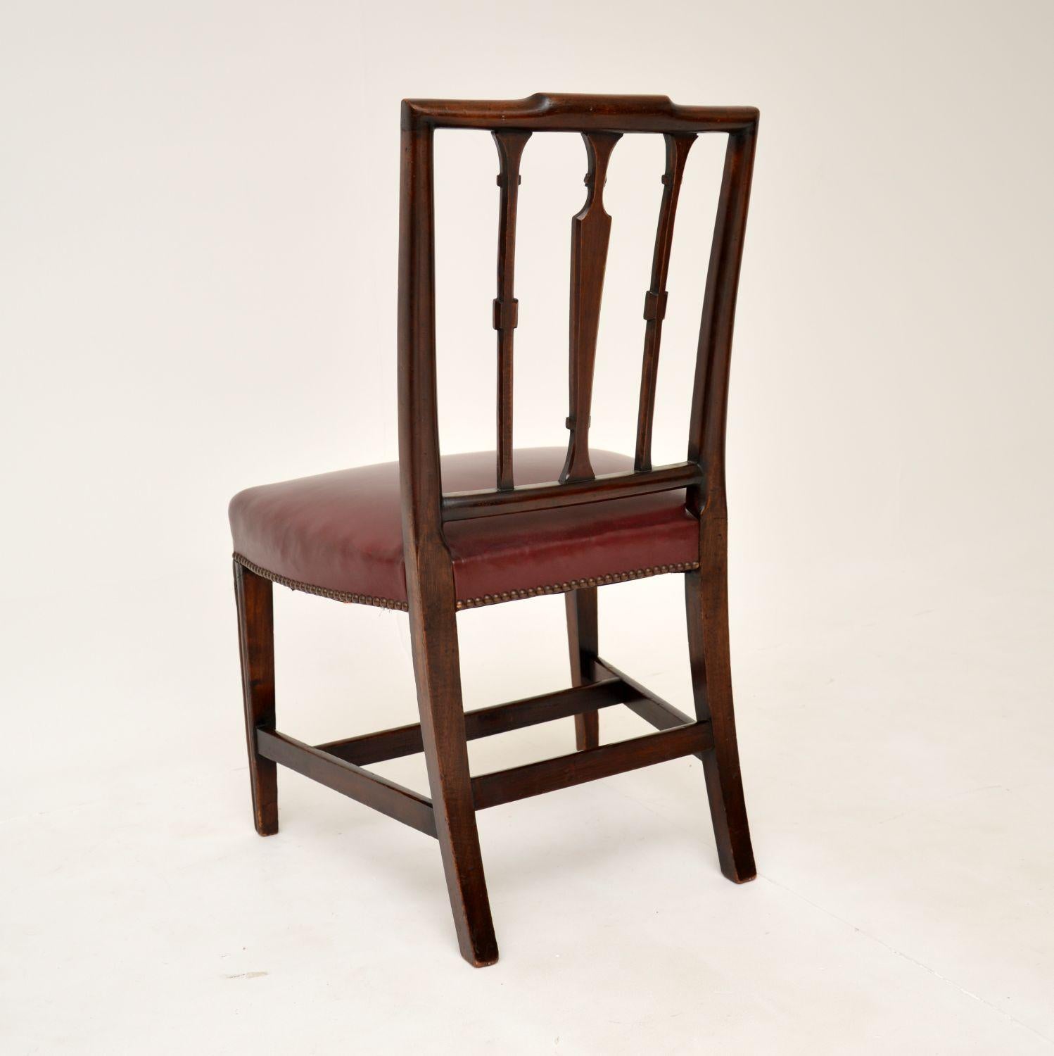 Set of 8 Antique Georgian Dining Chairs 4