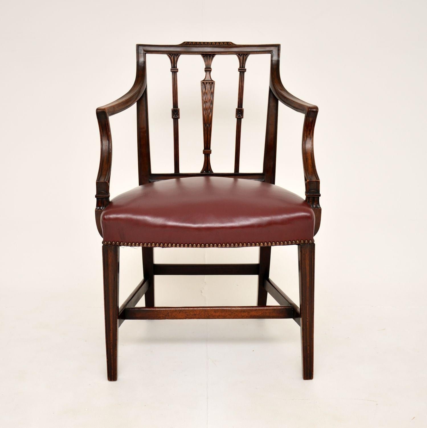 Set of 8 Antique Georgian Dining Chairs 2