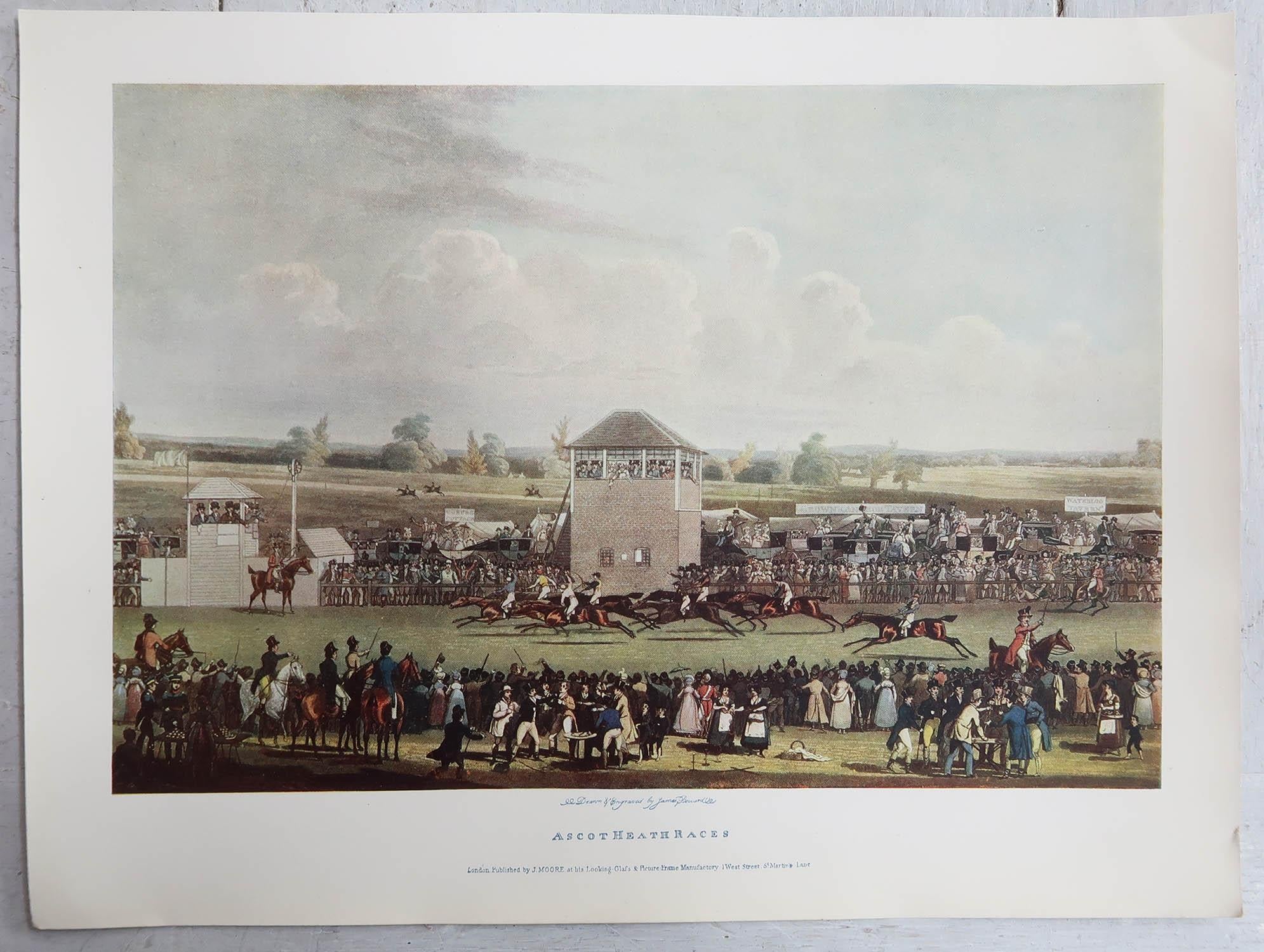 Set of 8 Antique Horse Racing Prints, circa 1900 In Good Condition In St Annes, Lancashire