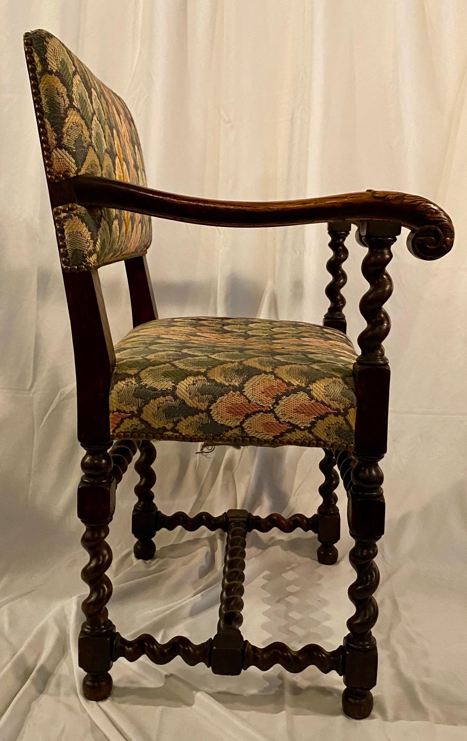 Nicely carved chairs that are solid and will stand the rigors of use.