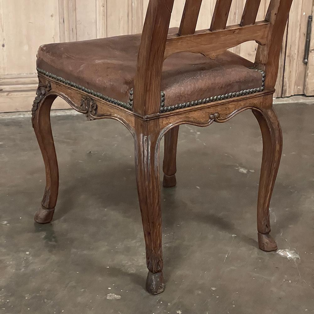 Set of 8 Antique Liegoise Louis XIV Dining Chairs For Sale 12
