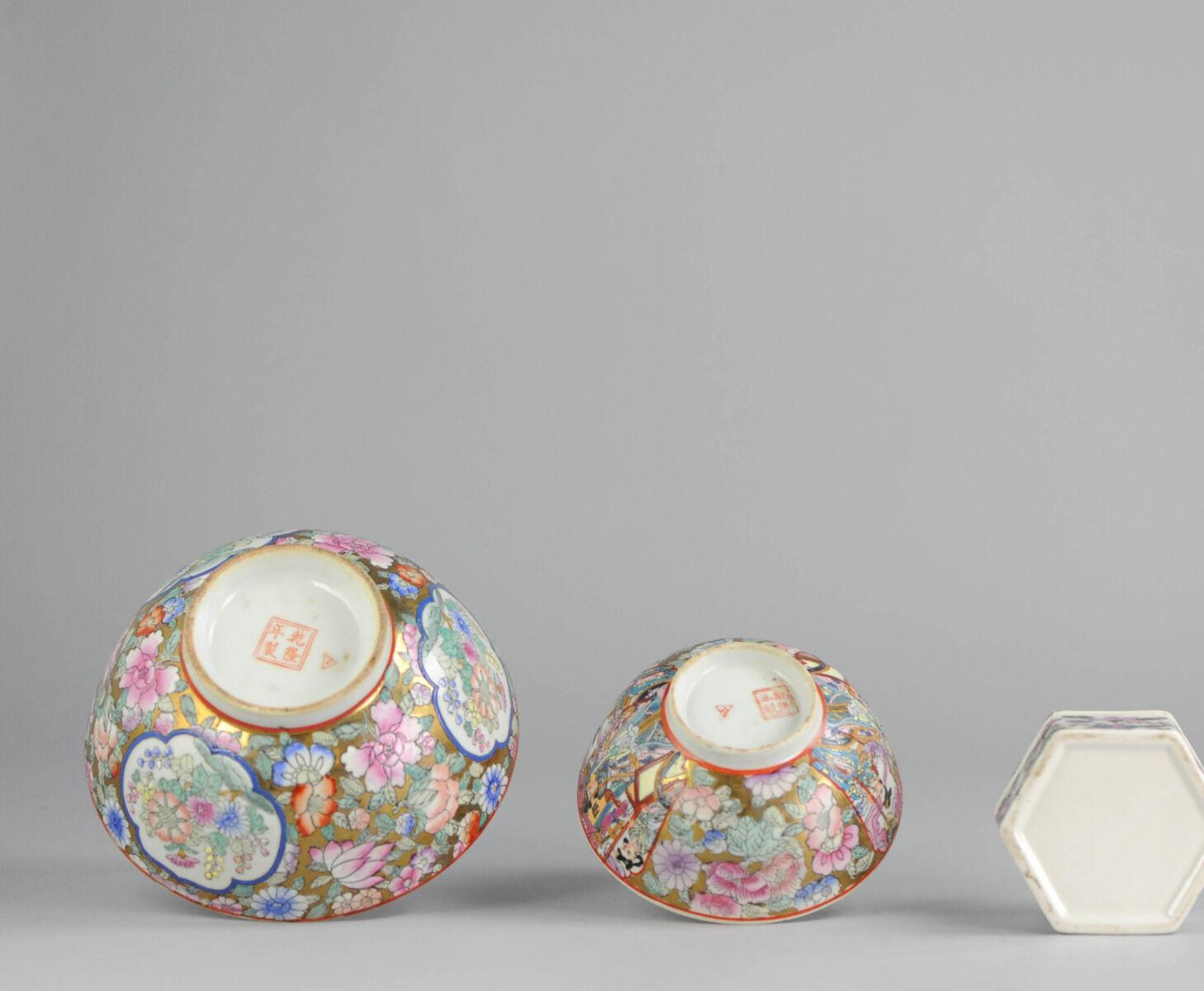 19th Century Set of 8 Antique Plates Charger Bowl Chinese & Japan Porcelain Qing Republic For Sale